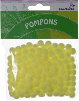 Pompons | Color: light yellow | 200 pieces | Size: 10mm